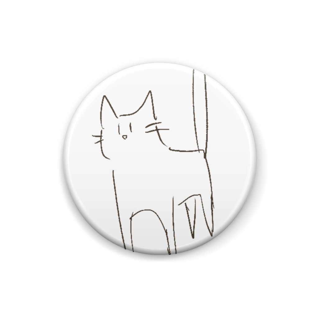 雑neko缶バッジ
