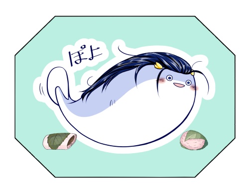 竜神見習いぴす缶バッジ(スクエア)