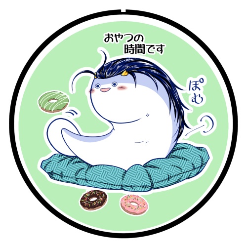 竜神見習いぴす缶バッジ(丸型)