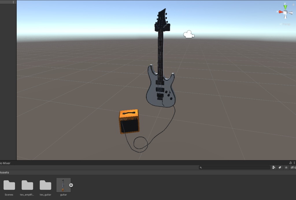 【Free】フロイドーズギター+おまけアンプ【3dmodel】