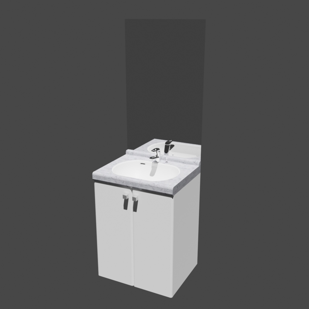 【Free】洗面台(wash basin)【3dmodel】