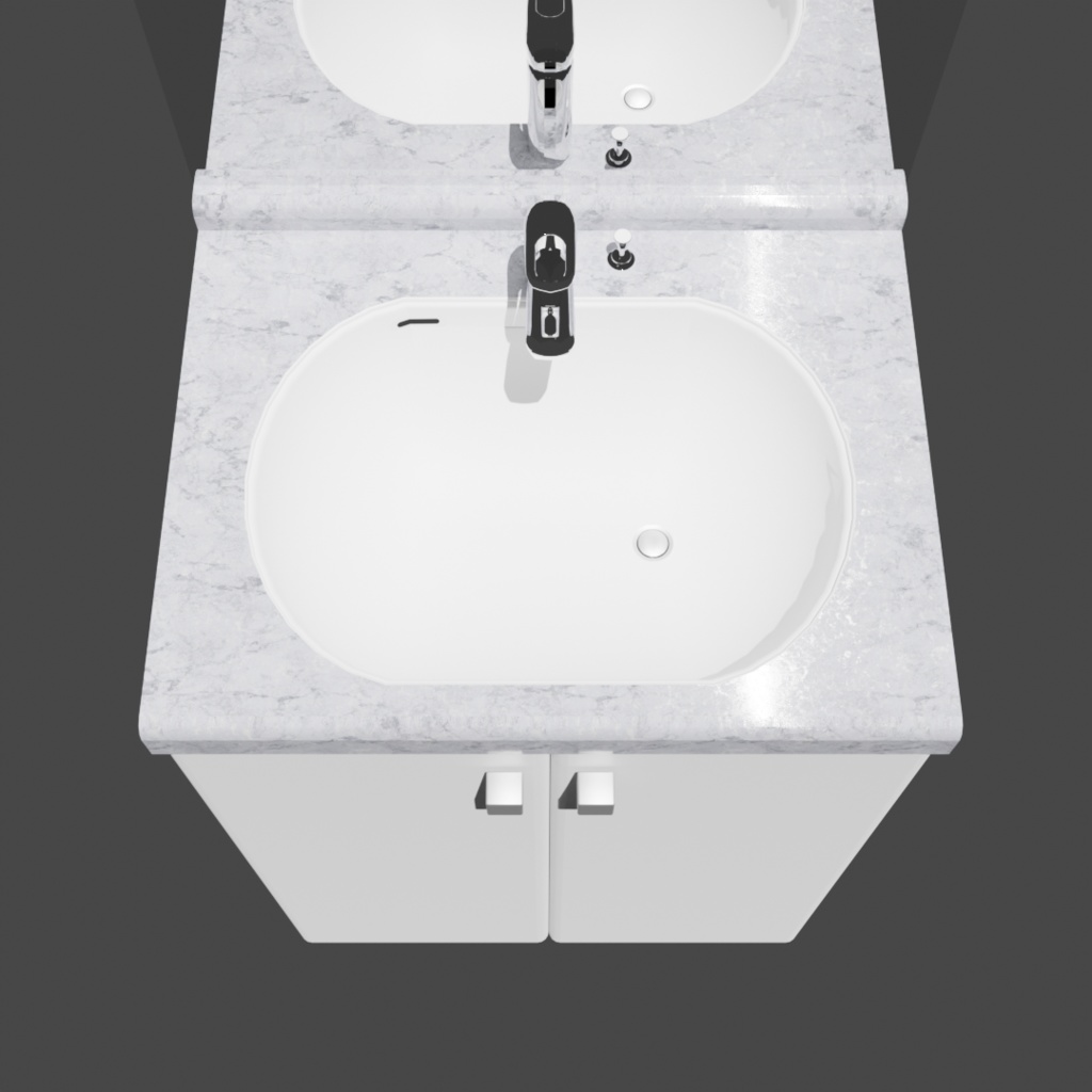 【Free】洗面台(wash basin)【3dmodel】
