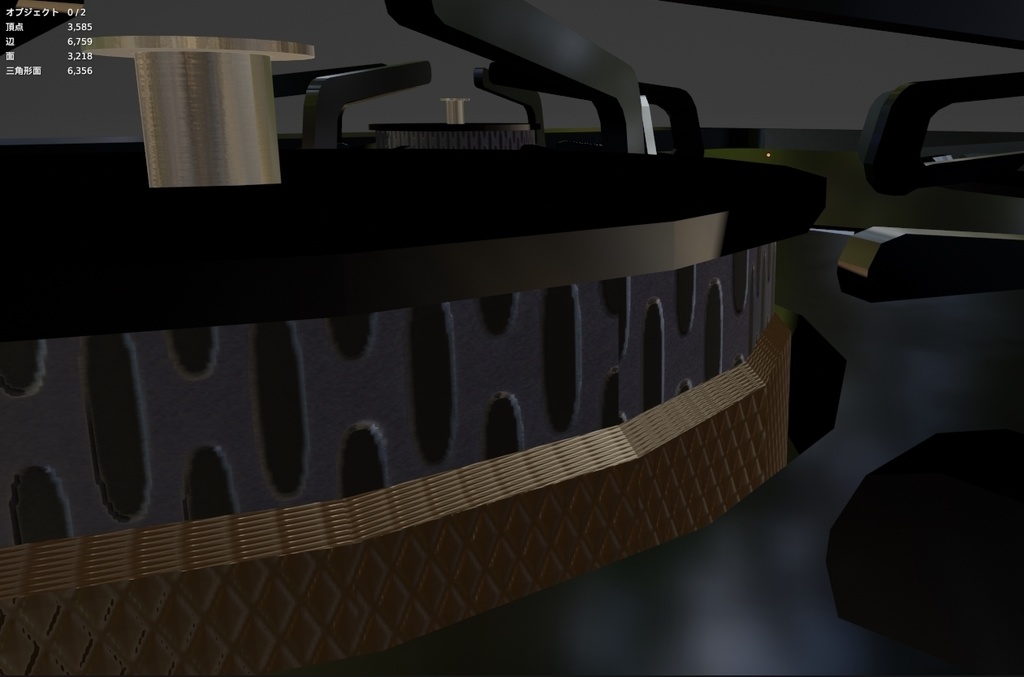 【Free】ガスコンロ(gas stove) ビルトインタイプ【3dmodel】