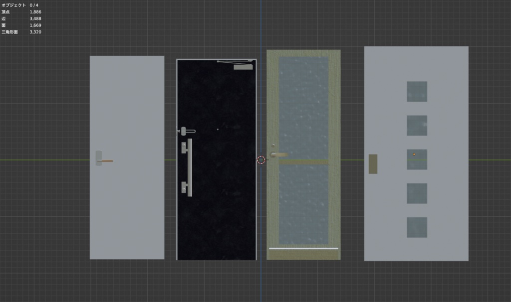 doors(いつくかのドア)【開閉ギミック付き】
