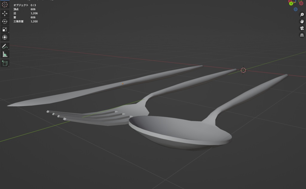 【Free】クチポール風カトラリー(Cutlery)