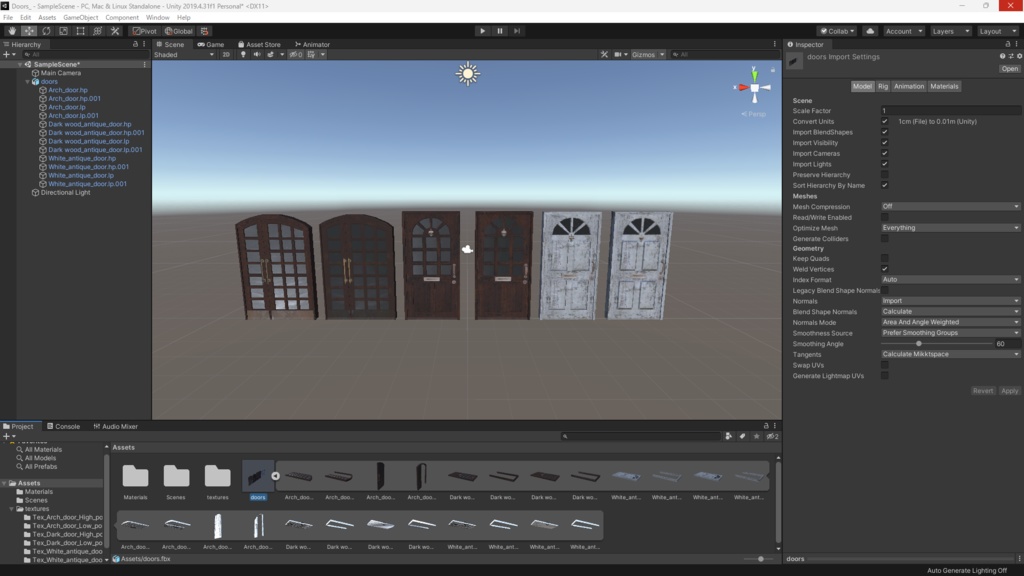 doors(いつくかのドア)2【開閉ギミック付き】