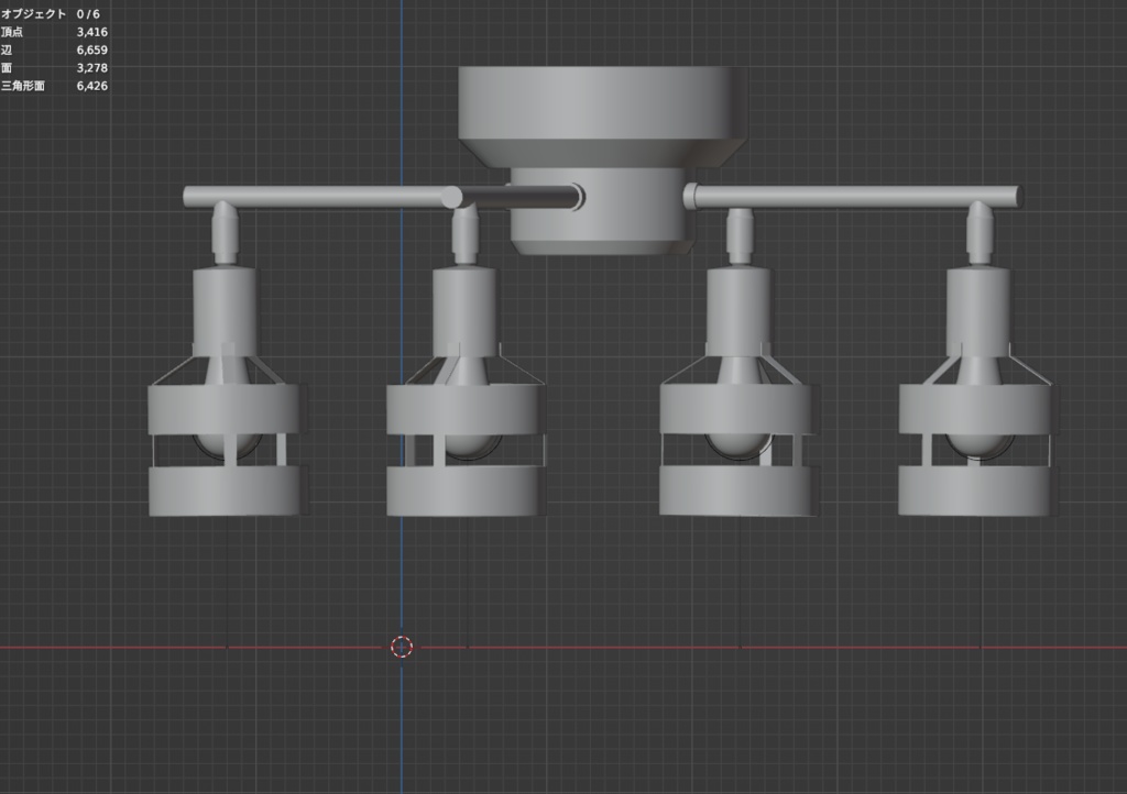 【Free】天井照明器具 - Seiling light