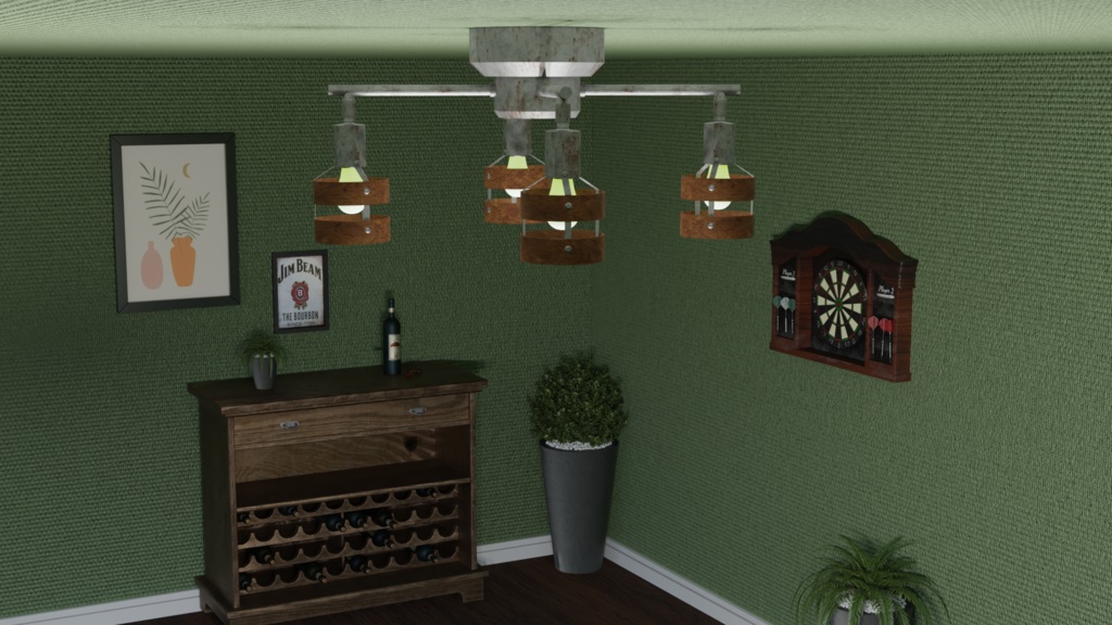 【Free】天井照明器具 - Seiling light