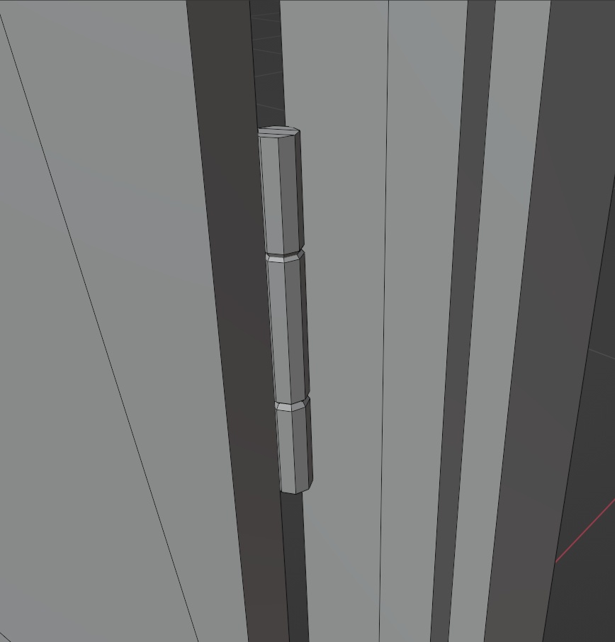 黒いドア - Black door【開閉ギミック付き】