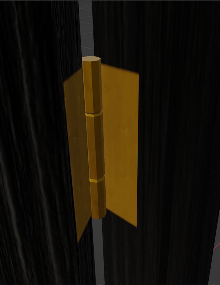 黒いドア - Black door【開閉ギミック付き】