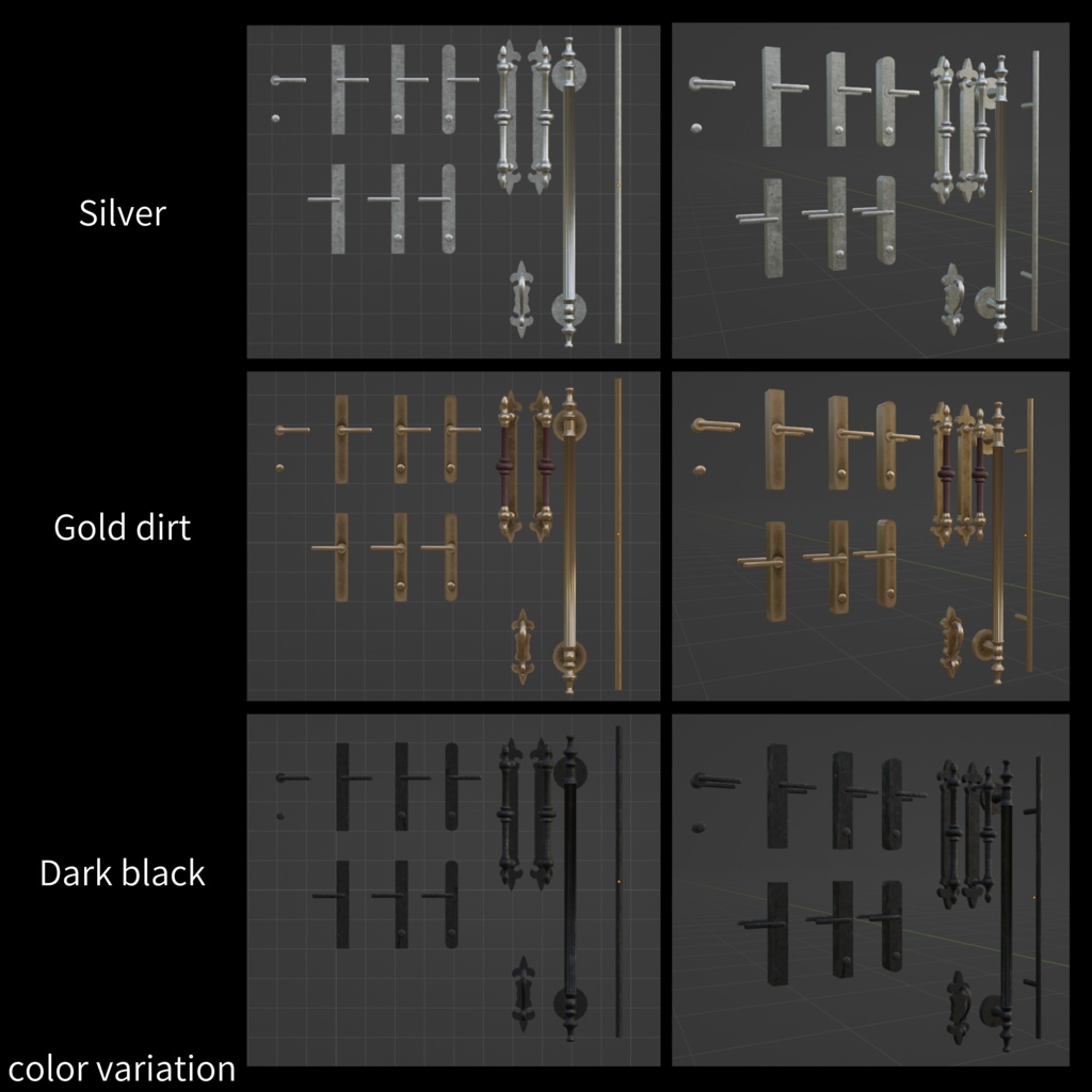 いくつかのドア3- Custom Doors【開閉ギミック付き】