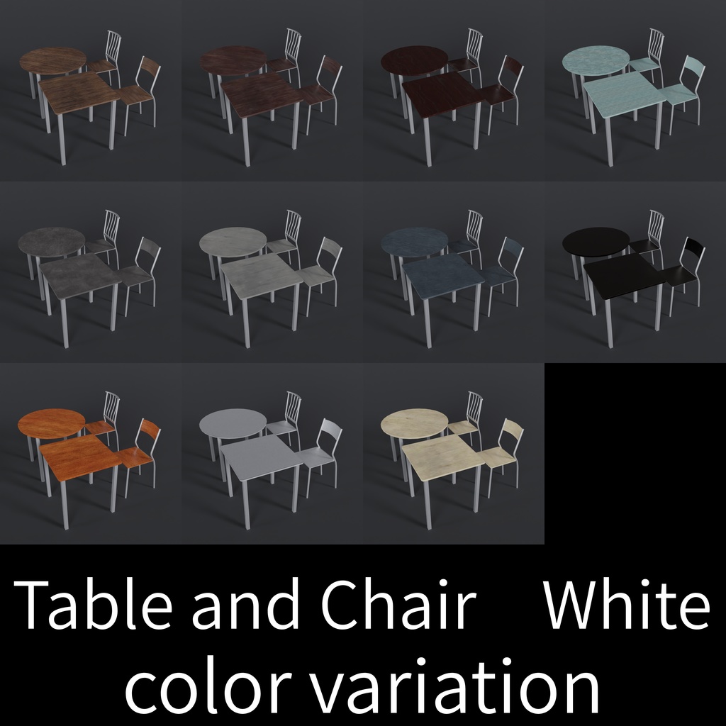 たくさんの家具 - Lots of furniture 【座るギミック付き】