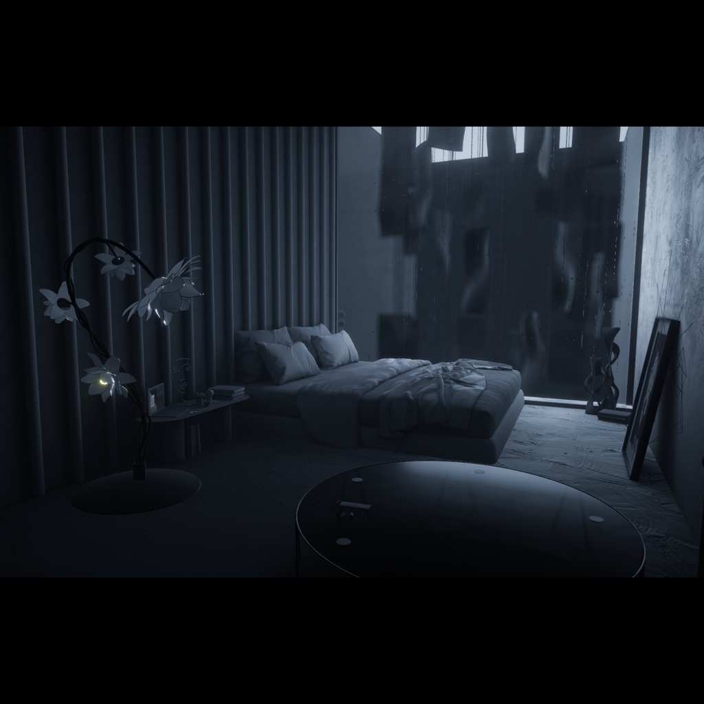 flower stand light - 花のスタンドライト