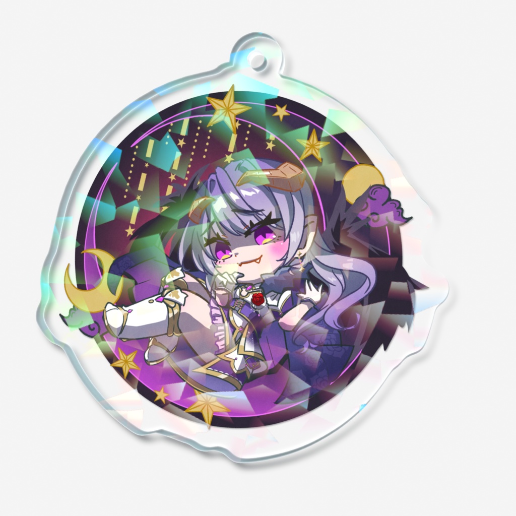 【荊ツキト】キラキラ☆魔王様アクリルキーホルダー