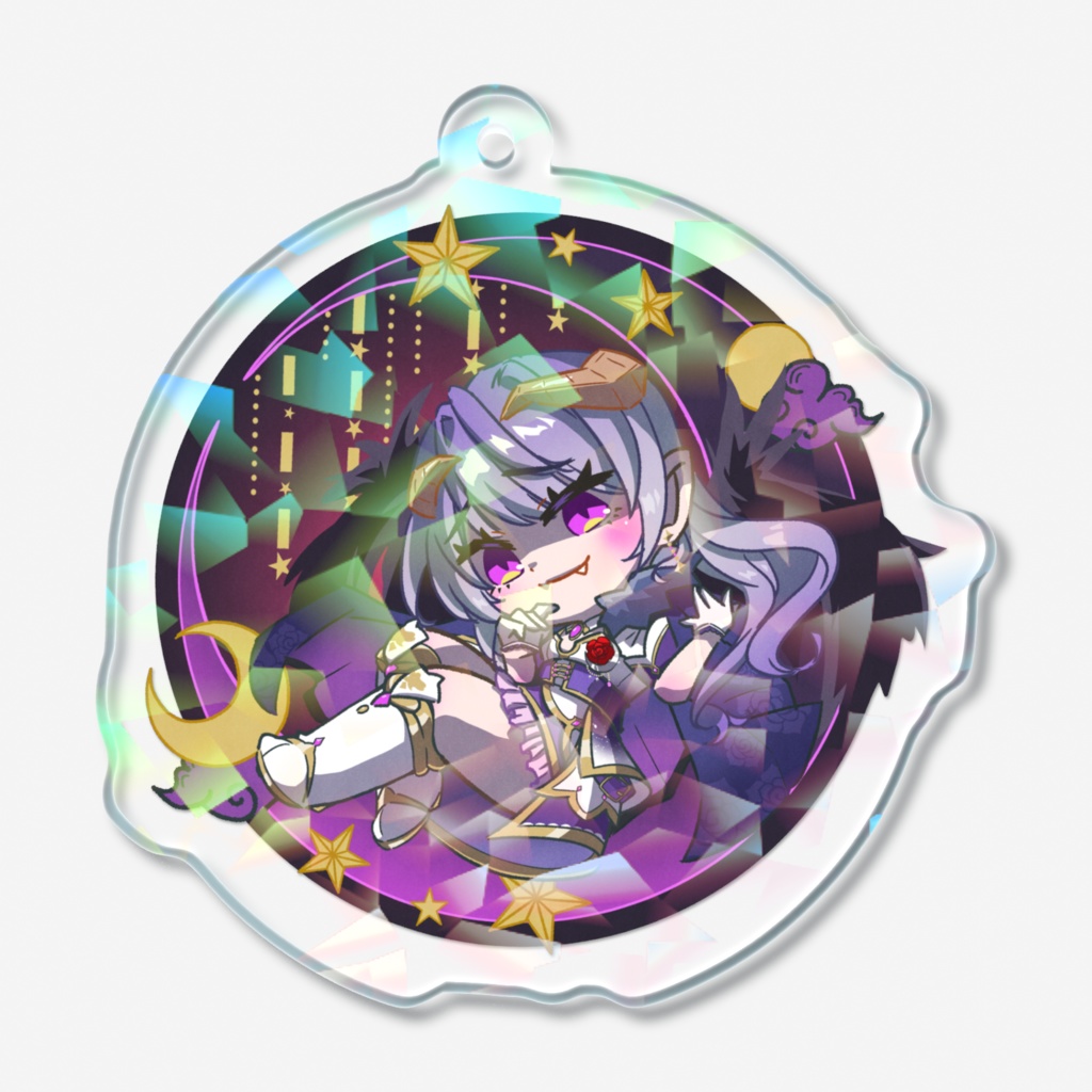 【荊ツキト】キラキラ☆魔王様アクリルキーホルダー