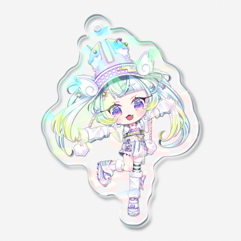 ホログラムアクリルキーホルダー（5cm）【復刻 / 通年販売】
