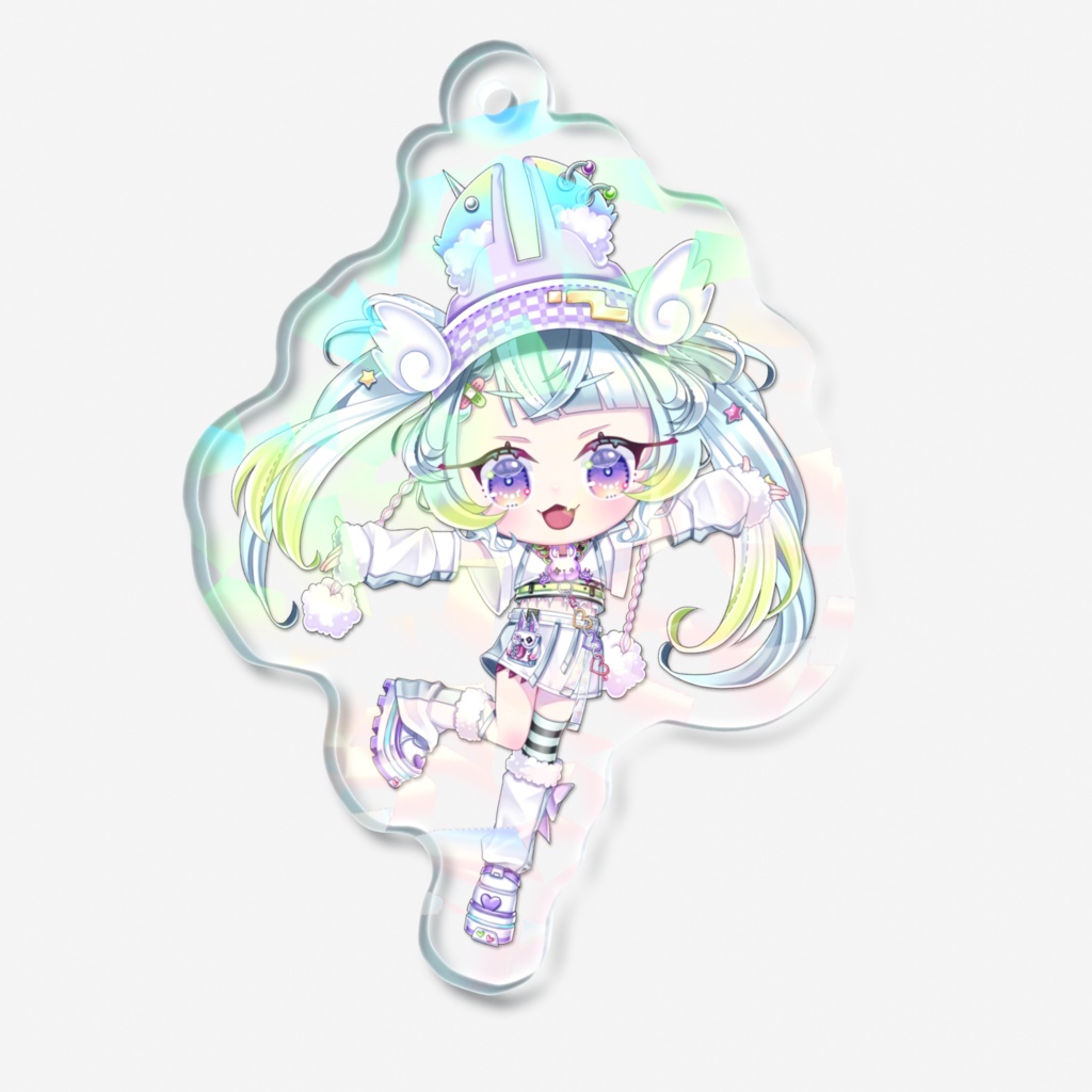 ホログラムアクリルキーホルダー(5cm)【復刻 / 通年販売】