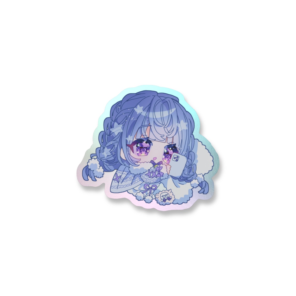 オーロラスマホステッカー