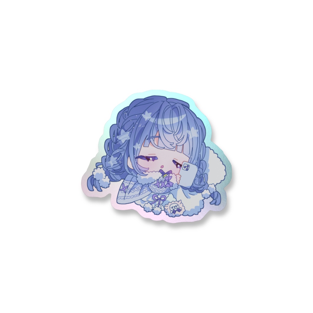 オーロラスマホステッカー