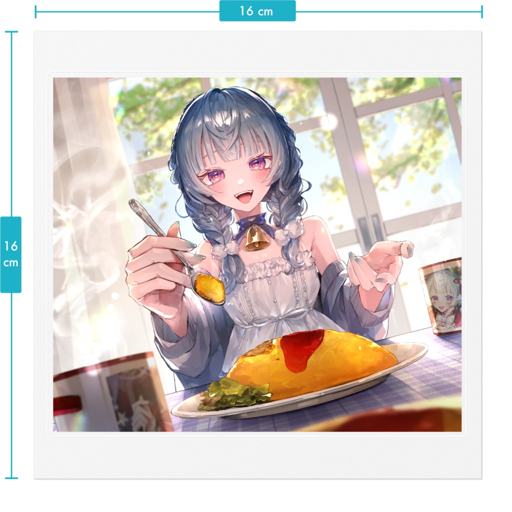 1周年記念イラストステッカー(全3種)