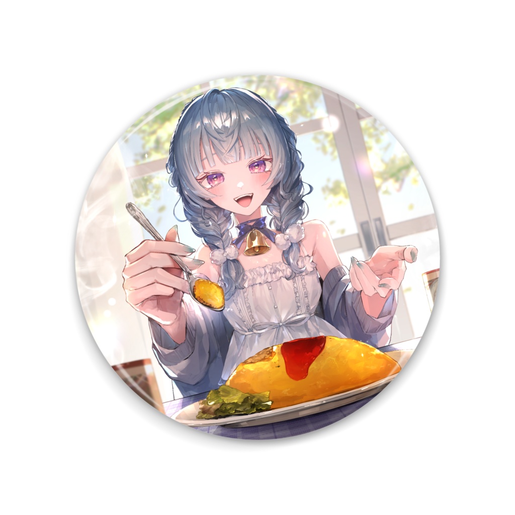 1周年記念缶ミラー