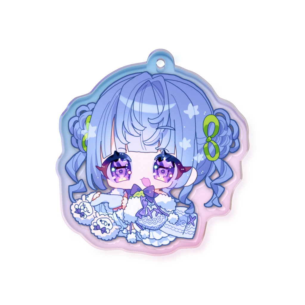 オーロラアクリルキーホルダー