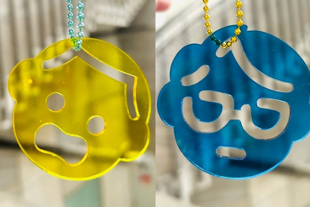 サスペンダーズアクリルキーホルダー(2個セット)
