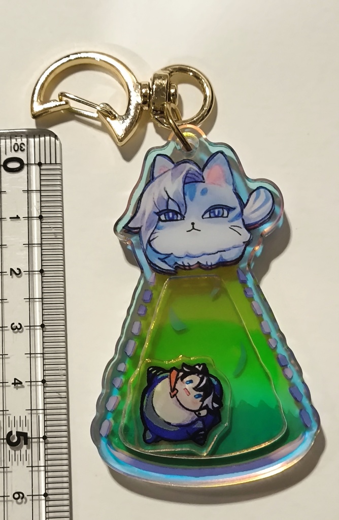 ヌコられオニギリUFOシャカシャカキーホルダー