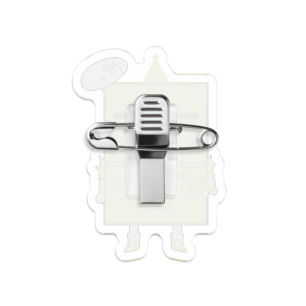 ダンボールマンバッジ