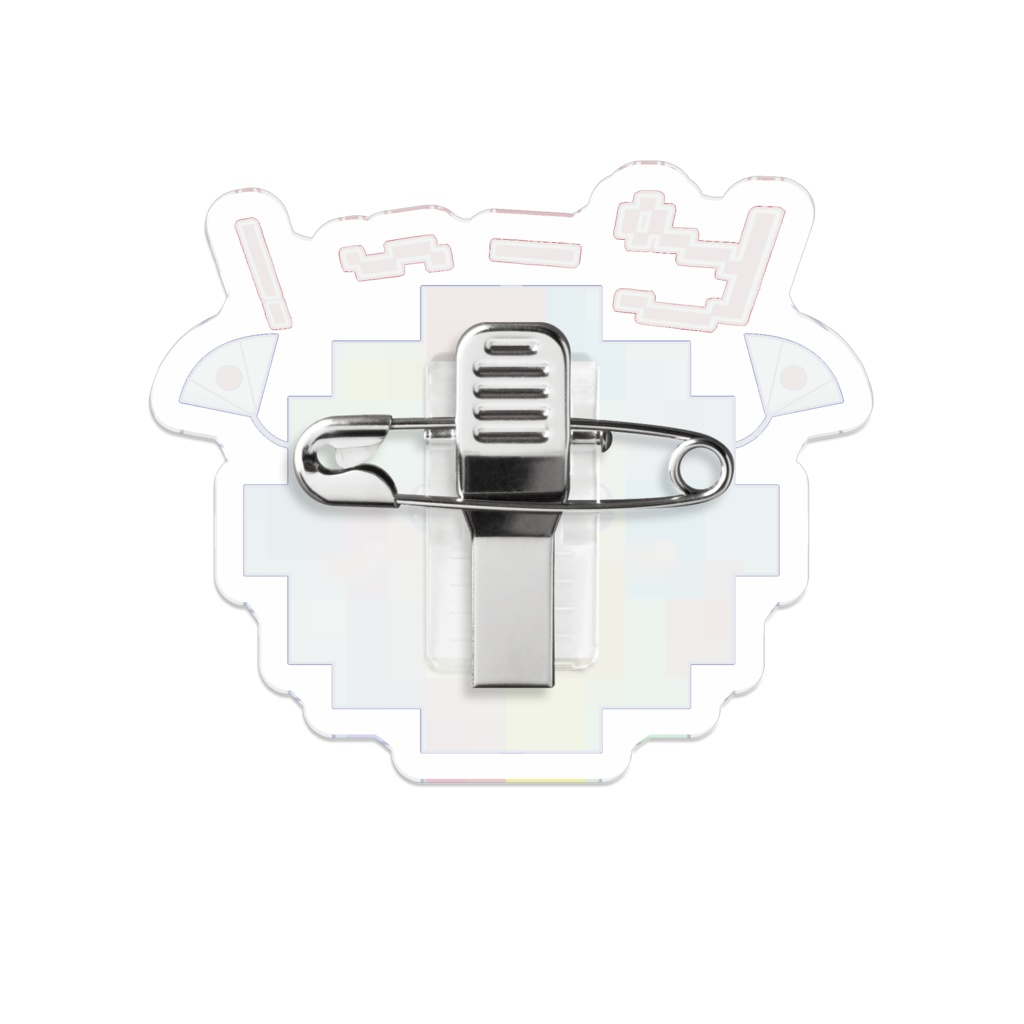 モザイくんバッジ