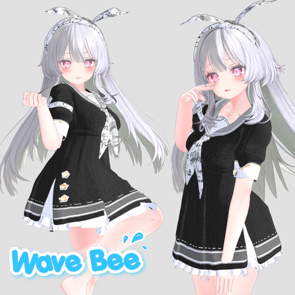 【PB】【4アバター対応】 Wave Bee 【VRChat想定】