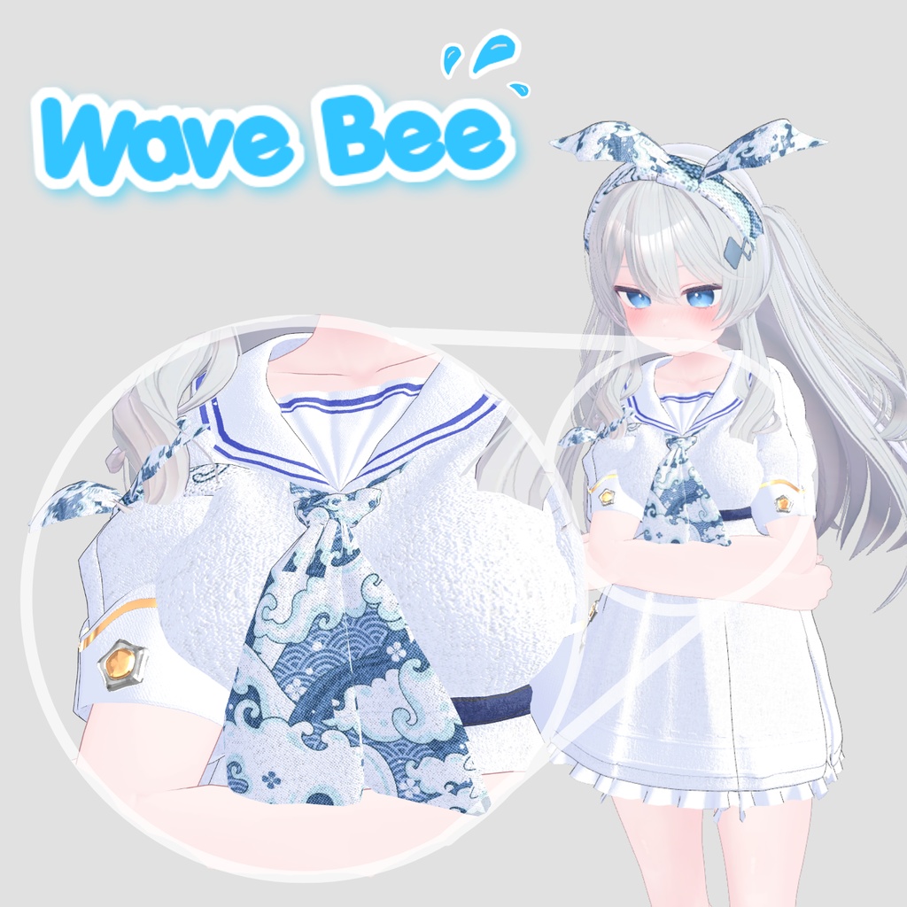 【PB】【4アバター対応】 Wave Bee 【VRChat想定】