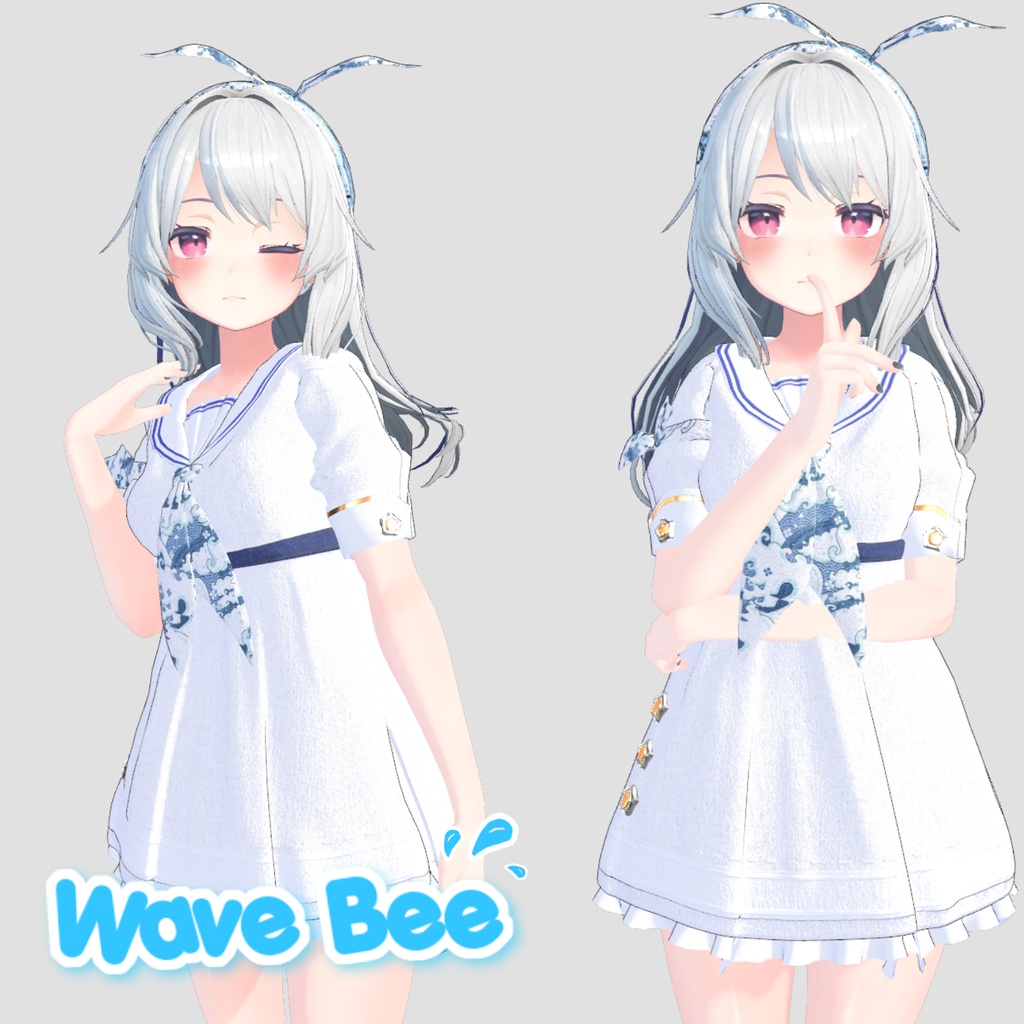 【PB】【4アバター対応】 Wave Bee 【VRChat想定】