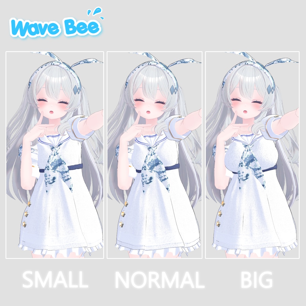 【PB】【4アバター対応】 Wave Bee 【VRChat想定】