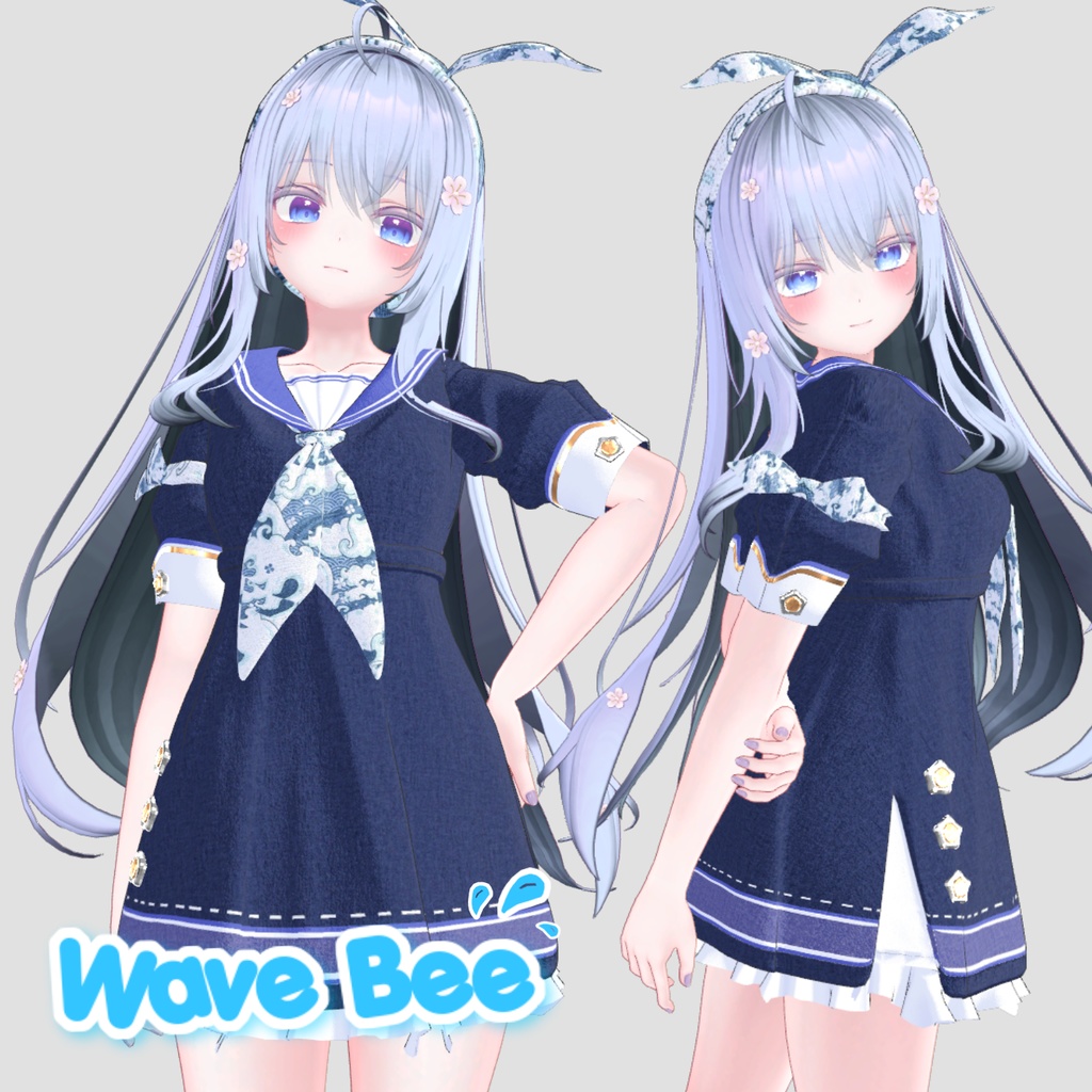【PB】【4アバター対応】 Wave Bee 【VRChat想定】