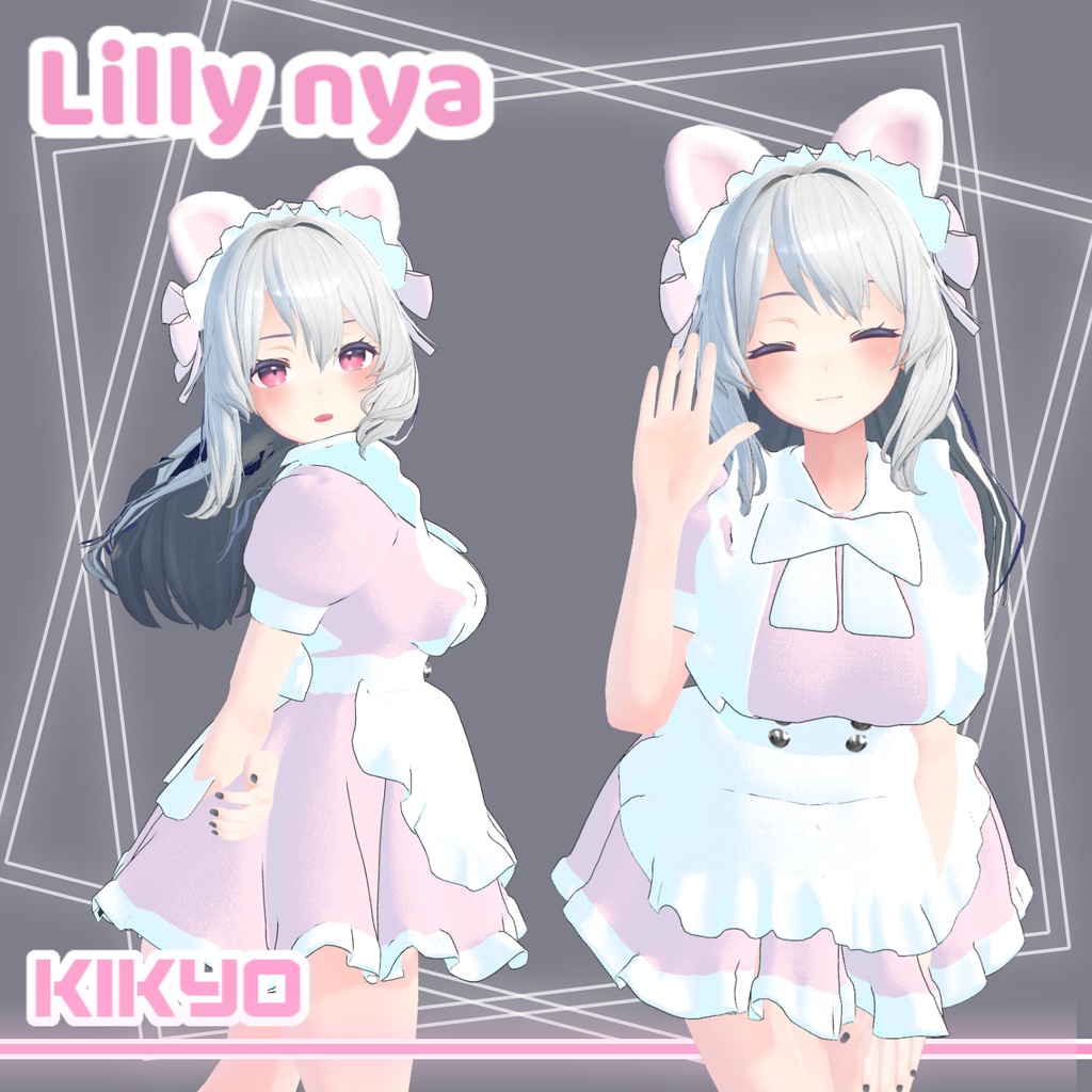 【PB】【4アバター対応】 Lilly Nya 【VRChat想定】