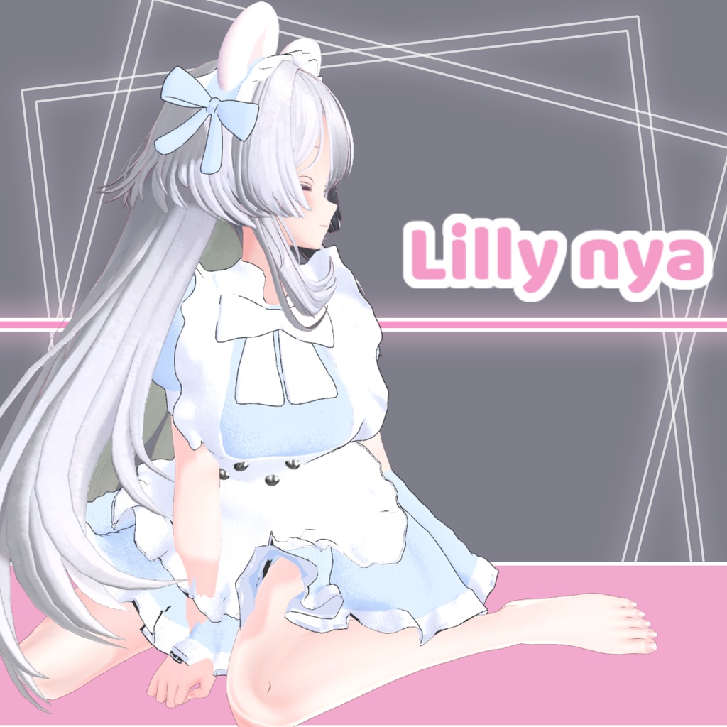 【PB】【4アバター対応】 Lilly Nya 【VRChat想定】