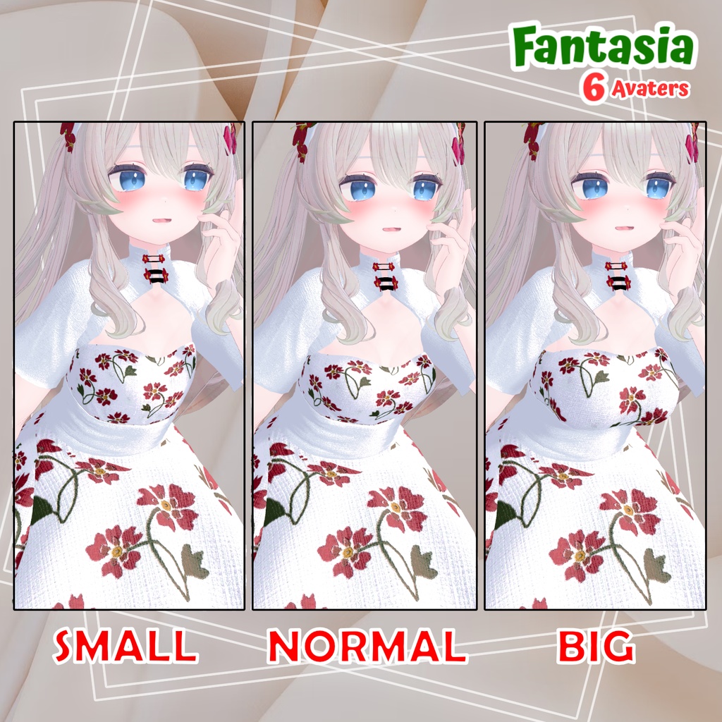 【PB】【6アバター対応】 Fantasia 【VRChat想定】