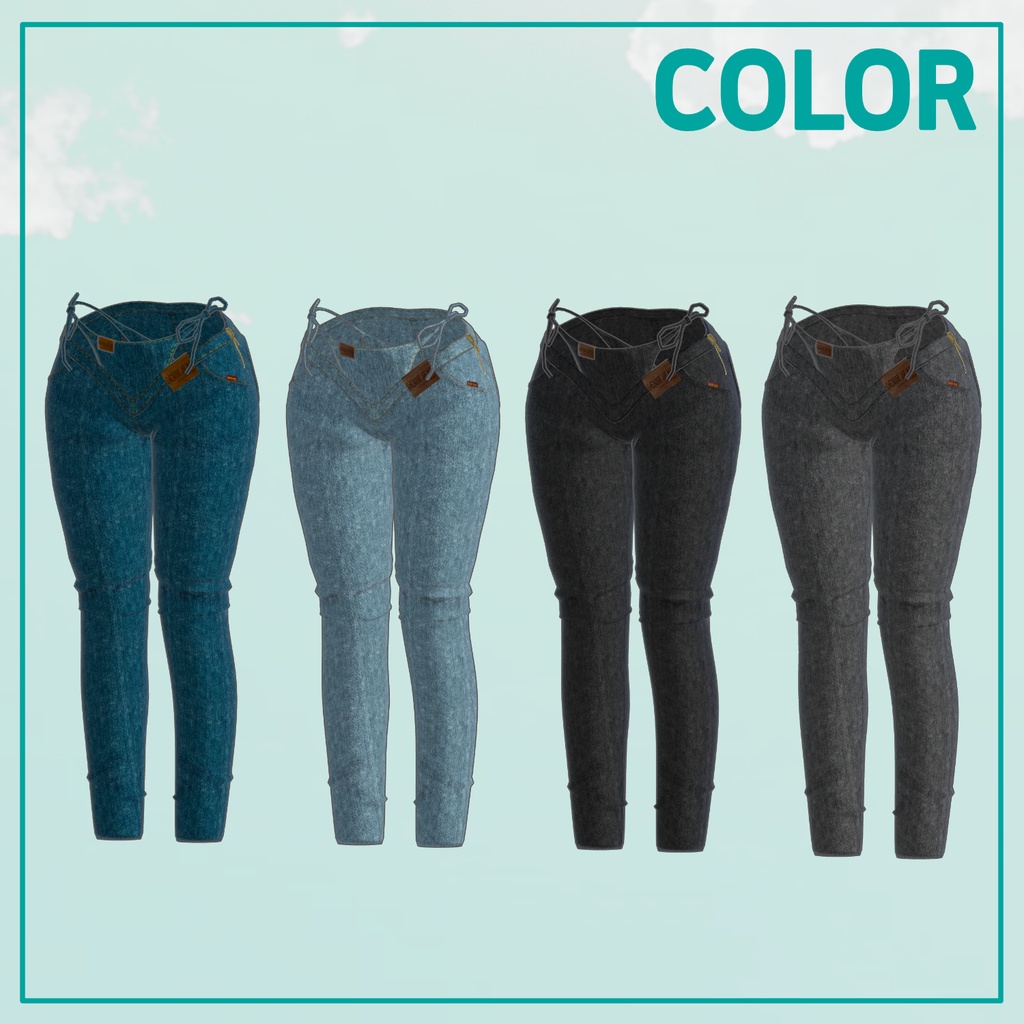 【7アバター対応】 Jean Codie 【VRChat想定】