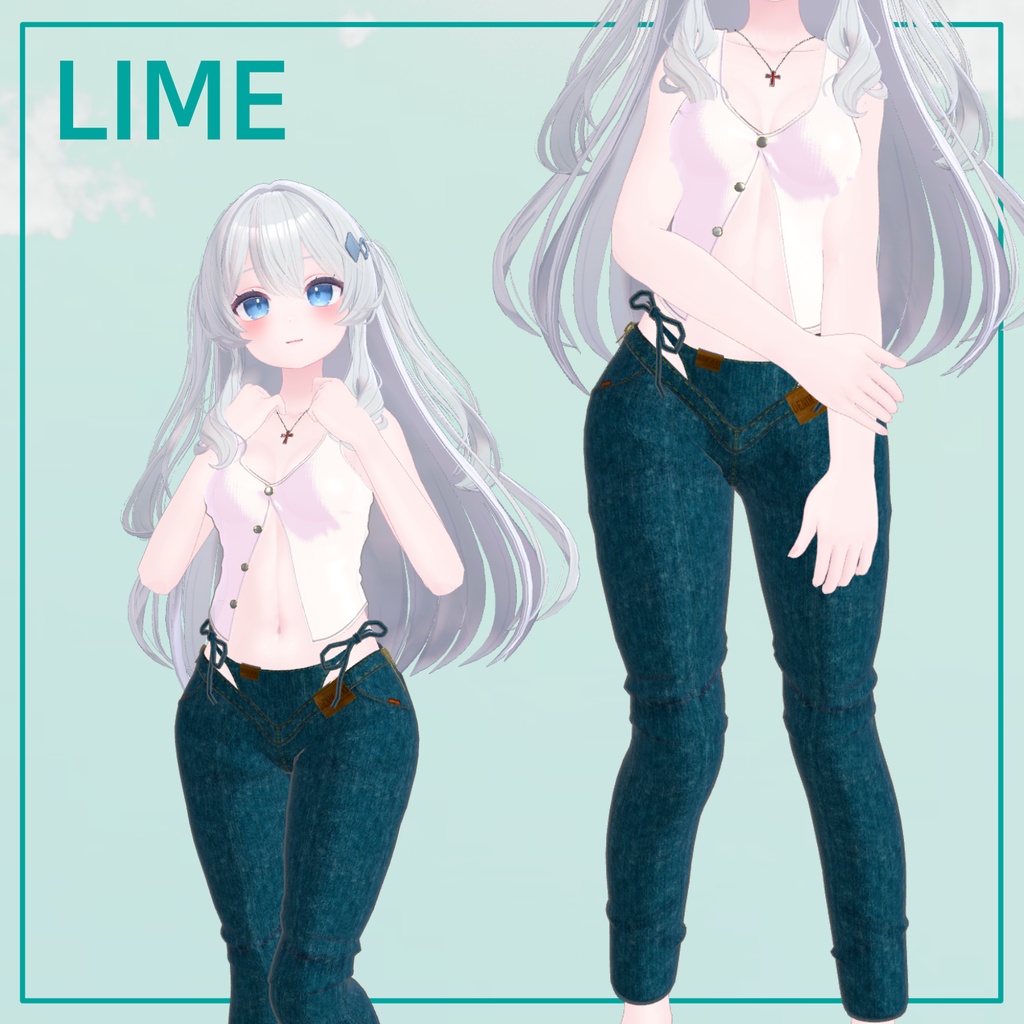 【7アバター対応】 Jean Codie 【VRChat想定】