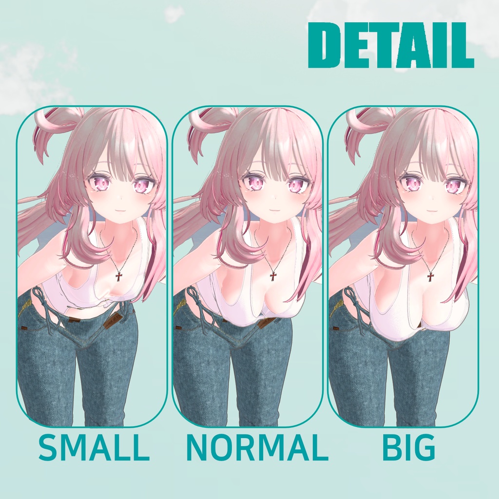 【7アバター対応】 Jean Codie 【VRChat想定】