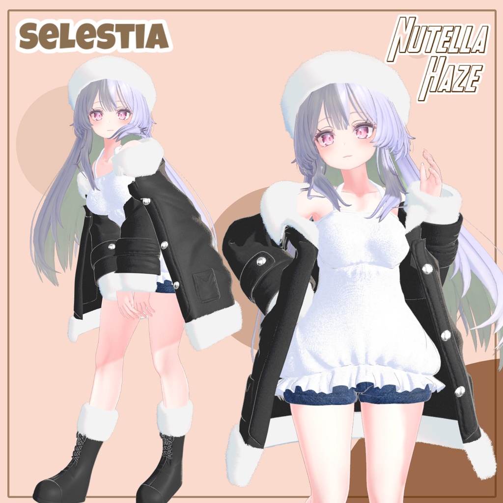 【PB】【5アバター対応】 Nutella Haze 【VRChat想定】