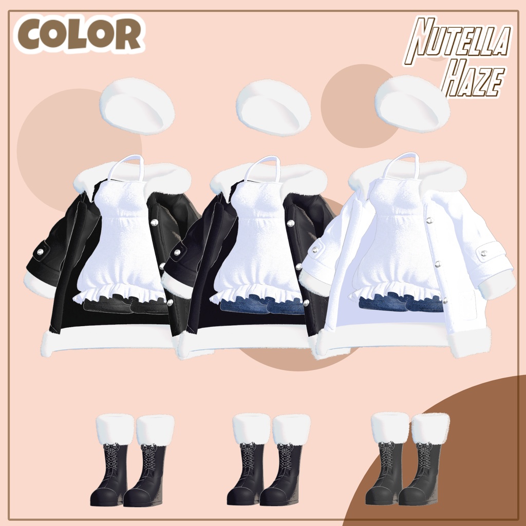 【PB】【5アバター対応】 Nutella Haze 【VRChat想定】