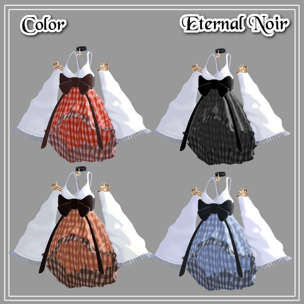 【50%】 【PB】【4アバター対応】 Eternal Noir 【VRChat想定】