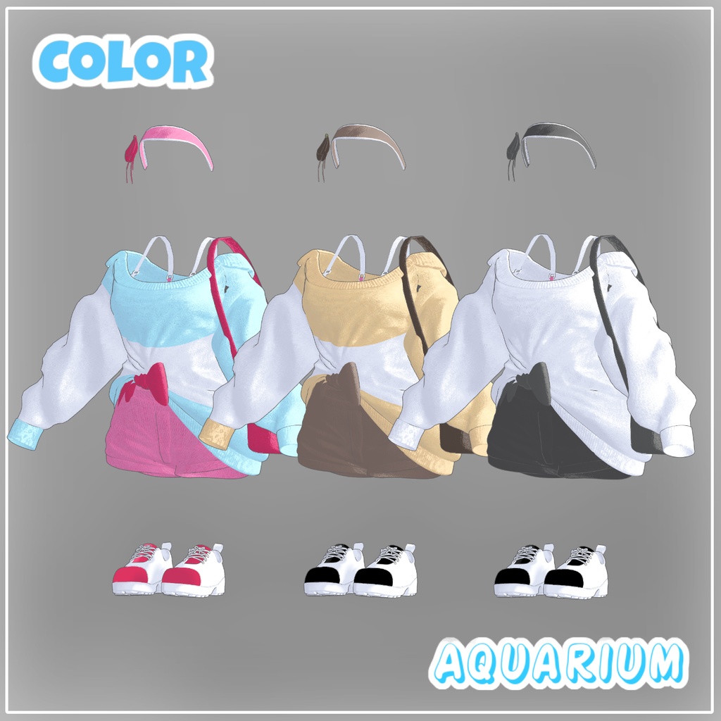 【PB】【5アバター対応】 Aquarium 【VRChat想定】