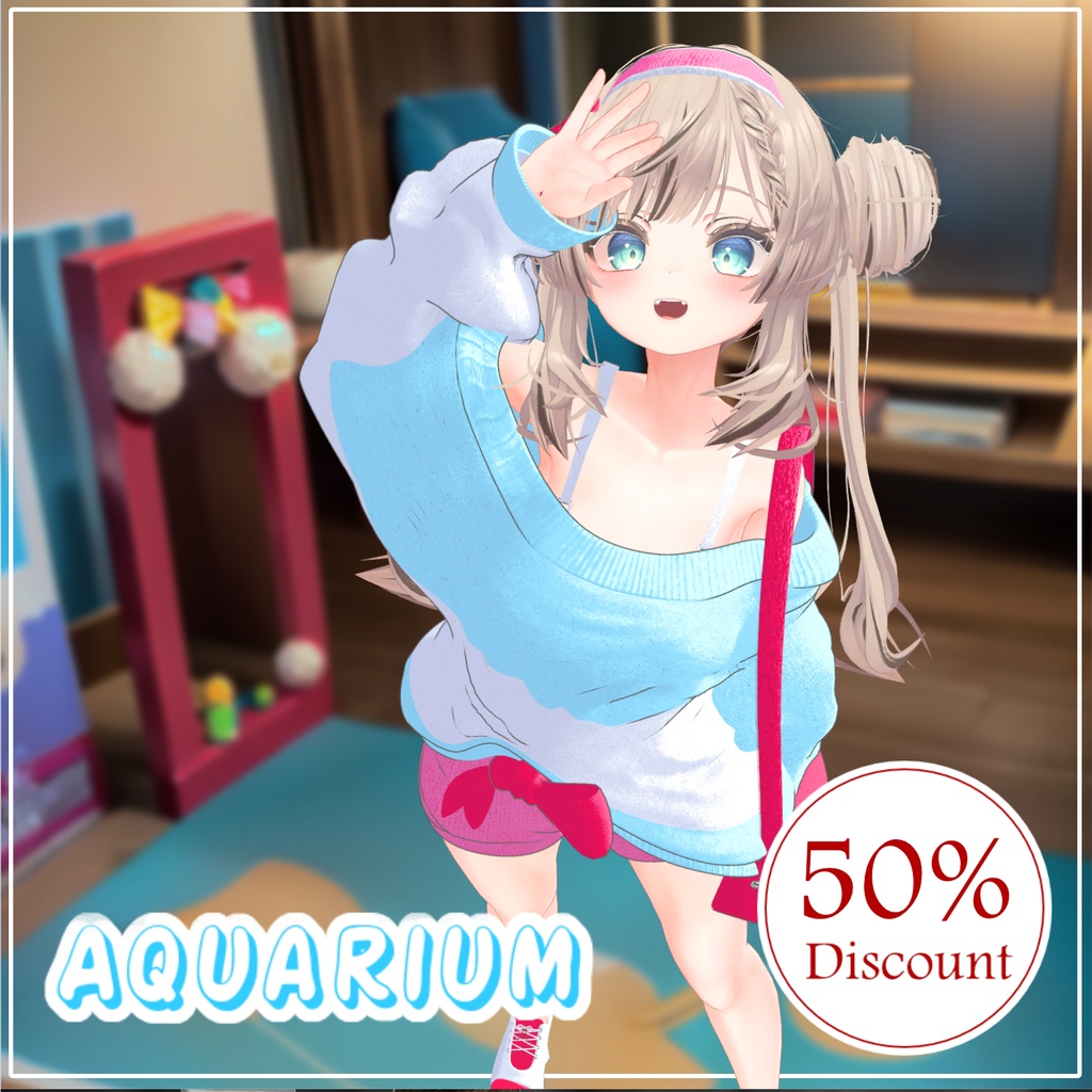 【PB】【5アバター対応】 Aquarium 【VRChat想定】