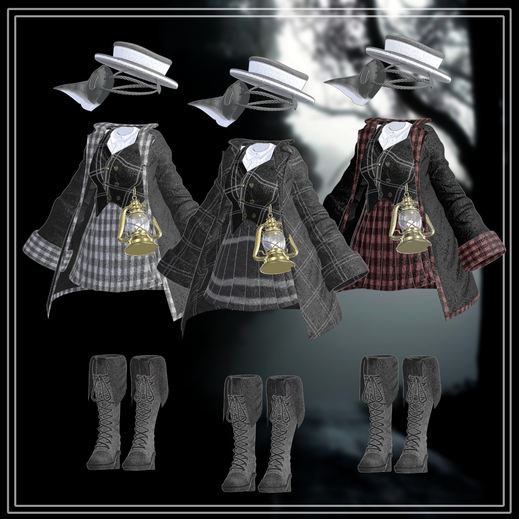 【PB】【3アバター対応】 Evon Care 【VRChat想定】