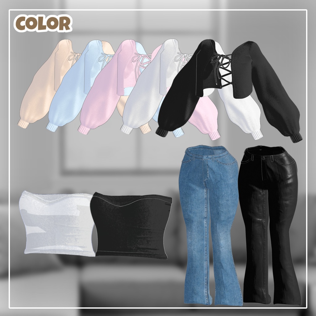 【50%】 【PB】【5アバター対応】 Bolero Cardigan 【VRChat想定】