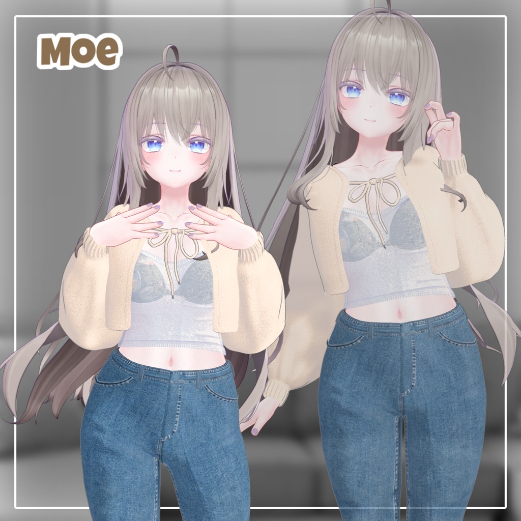 【50%】 【PB】【5アバター対応】 Bolero Cardigan 【VRChat想定】