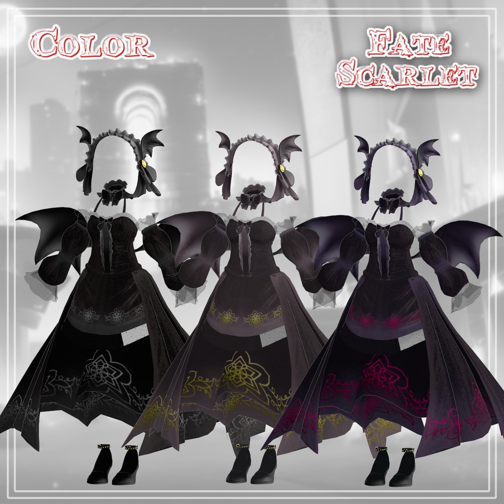 【PB】【5アバター対応】 Fate Scarlet 【VRChat想定】